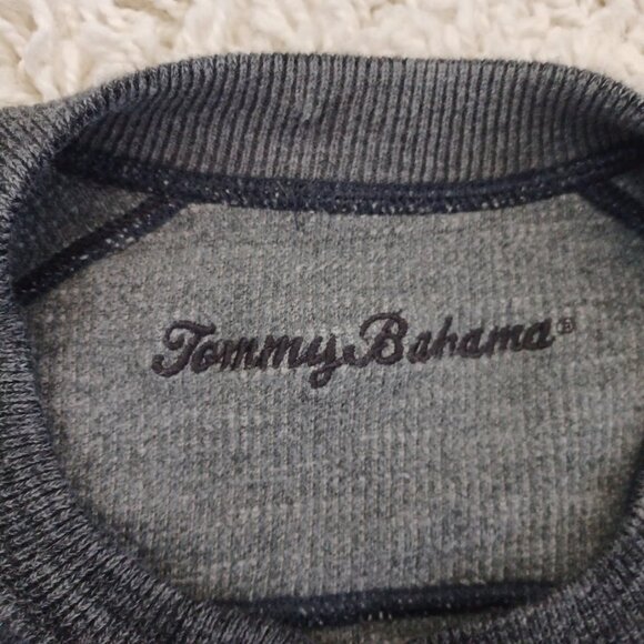 Tommy Bahama Men’s Sweatshirt Pullover XL Charcoal Heather 84% Cotton / 16 Tence - Picture 2 of 7
